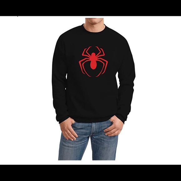 Other - 🦋 Superhero spider sweatshirt black NWT L